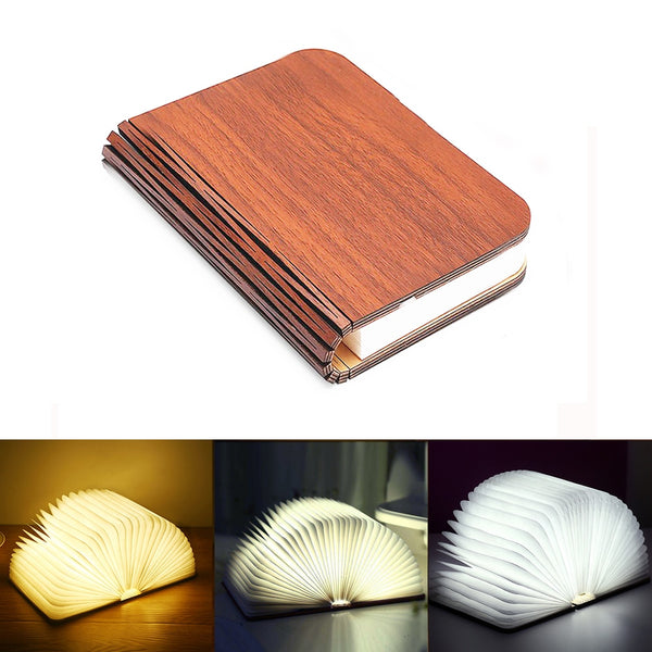 Magnetic Foldable Book Designed Lamp