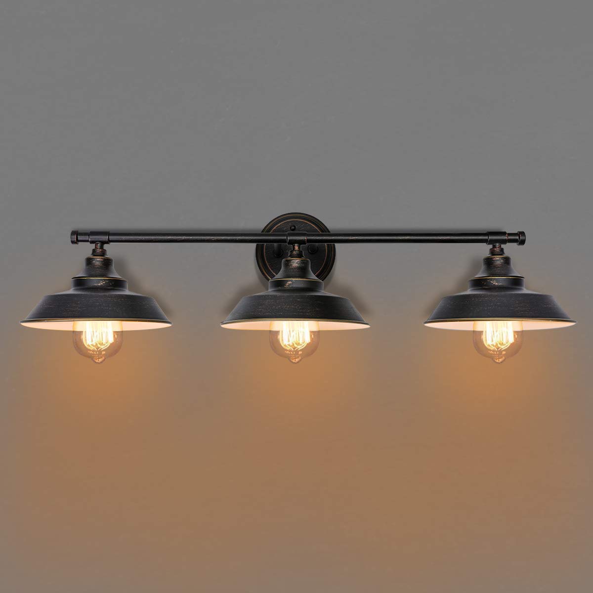 Retro 3-Way Wall Light