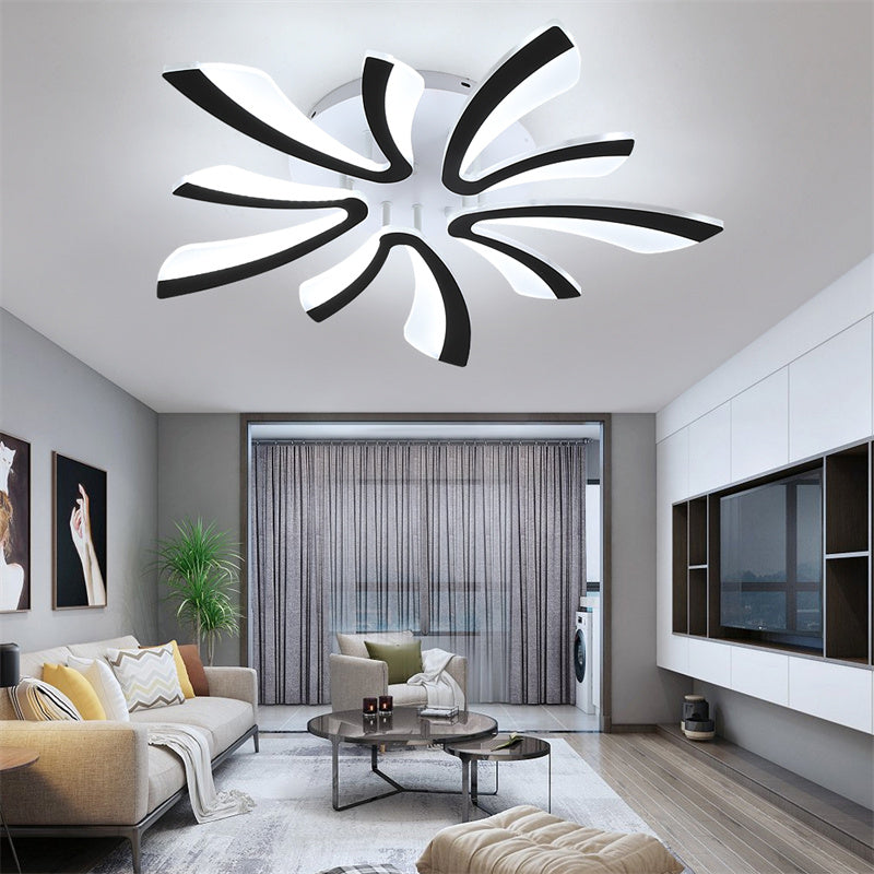 Stunning Acrylic Flush Chandelier