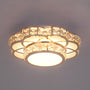 Crystal Flower Design Ceiling Light