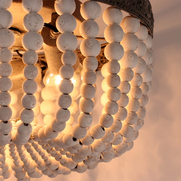 Retro Wooden Ceiling Light