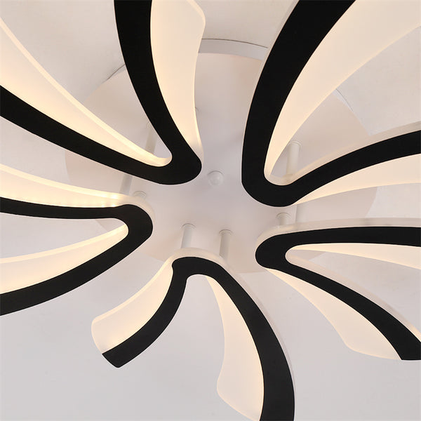 Stunning Acrylic Flush Chandelier