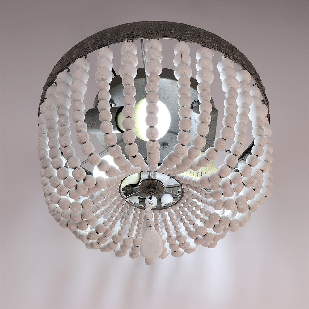 Retro Wooden Ceiling Light