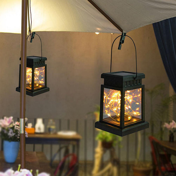 Retro Solar Floor Lanterns
