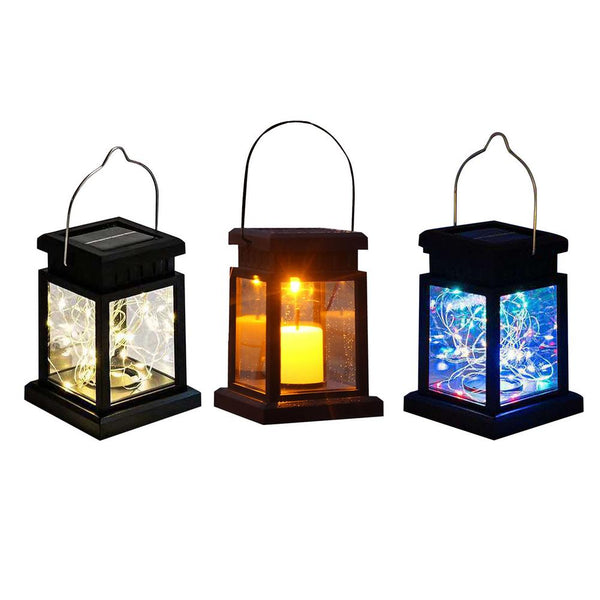Retro Solar Floor Lanterns
