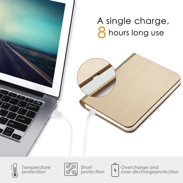 Magnetic Foldable Book Designed Lamp