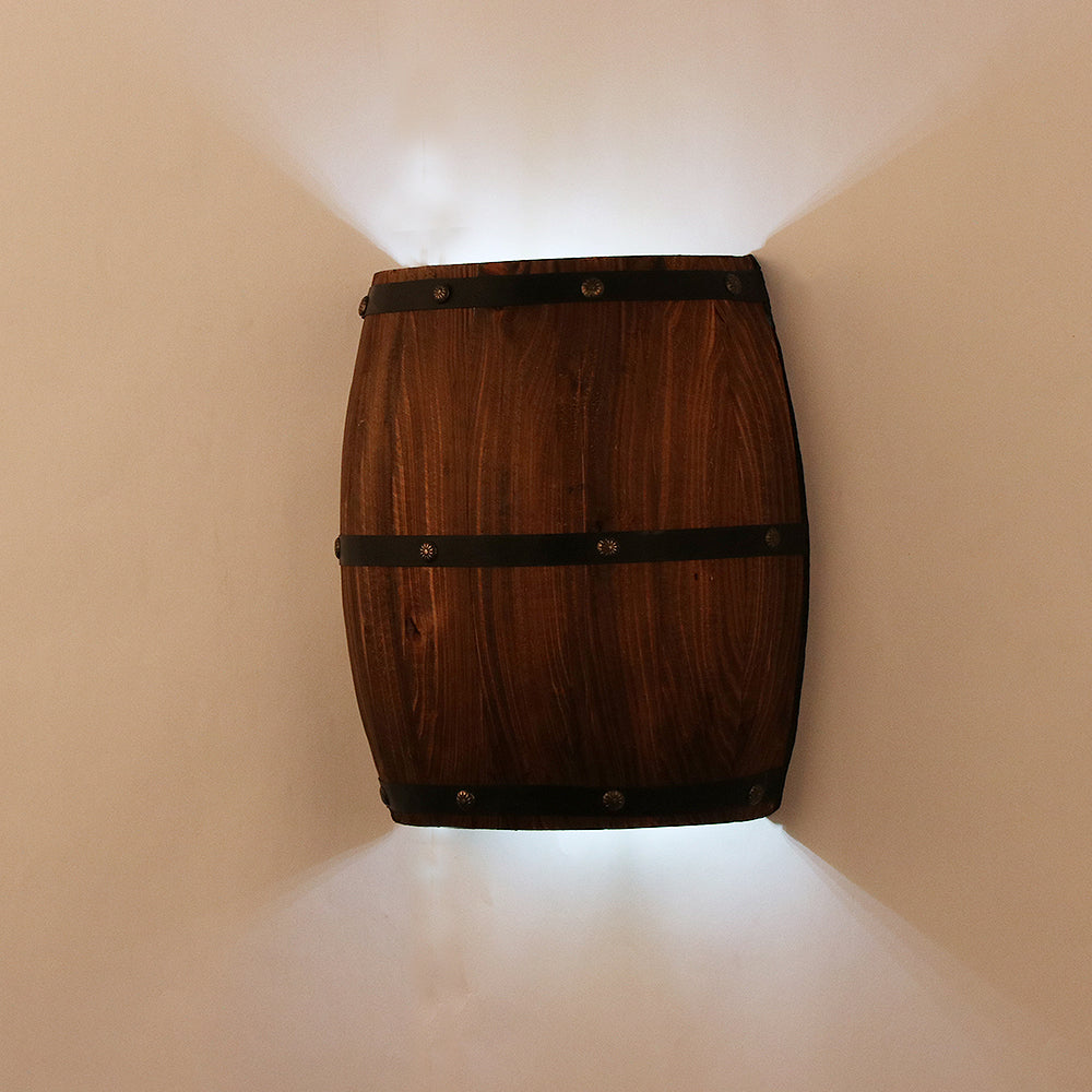 Retro Wine Barrel Design Lamp