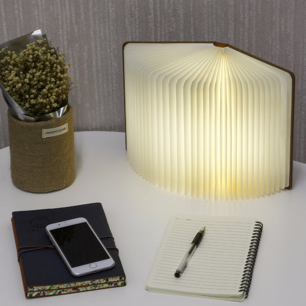 Magnetic Foldable Book Designed Lamp