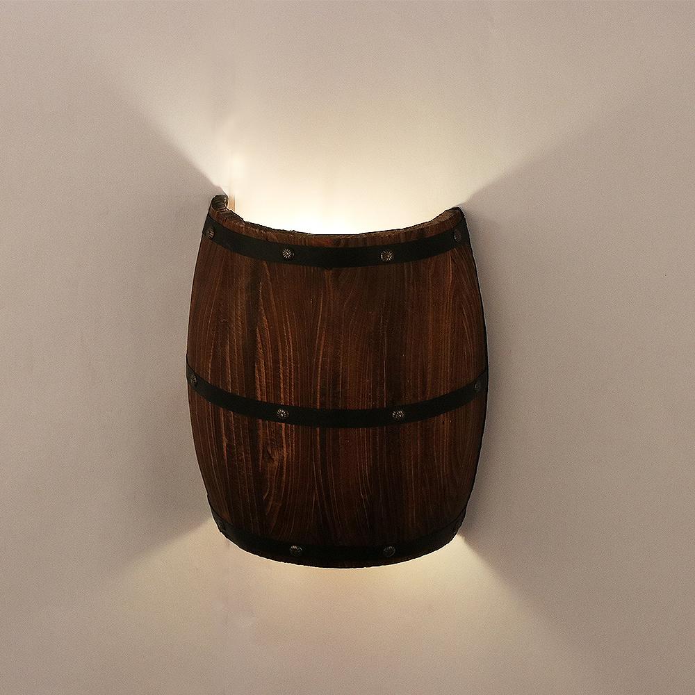 Retro Wine Barrel Design Lamp