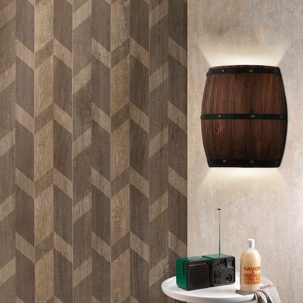 Retro Wine Barrel Design Lamp