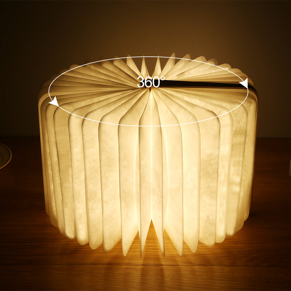 Magnetic Foldable Book Designed Lamp