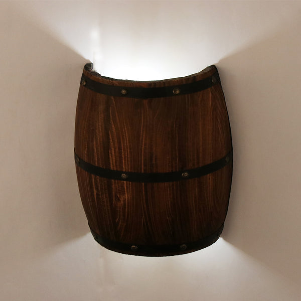 Retro Wine Barrel Design Lamp