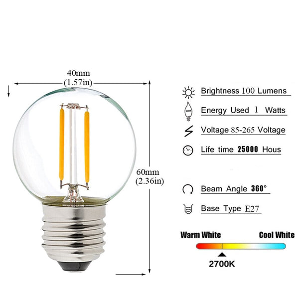220V Dimmable LED Bulb