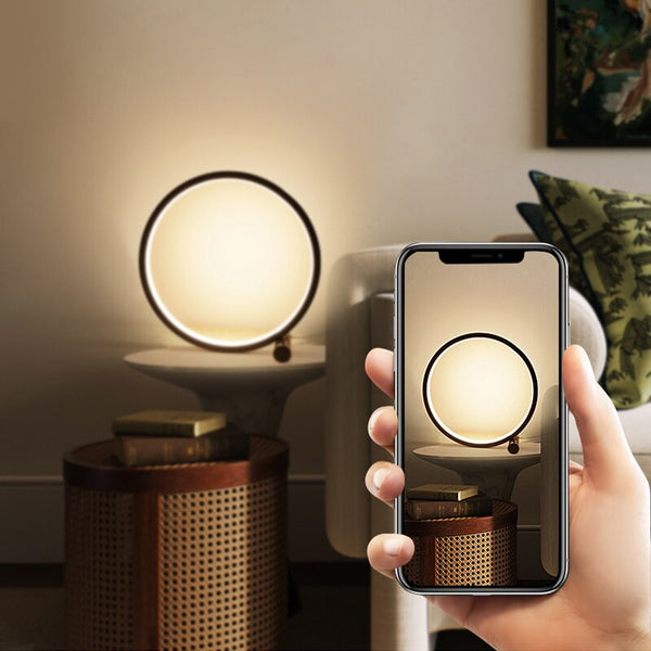 Unique Circular Bedside Lamp