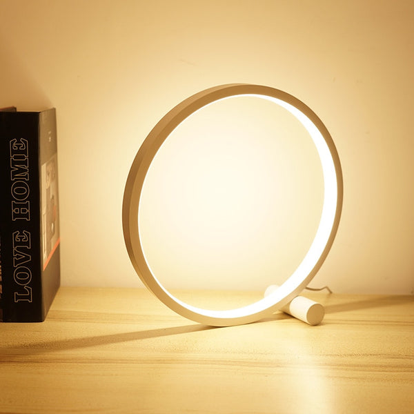 Unique Circular Bedside Lamp