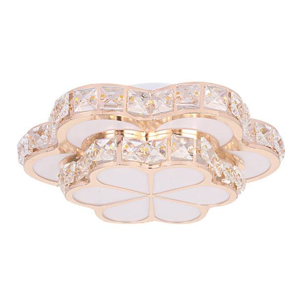 Crystal Flower Design Ceiling Light