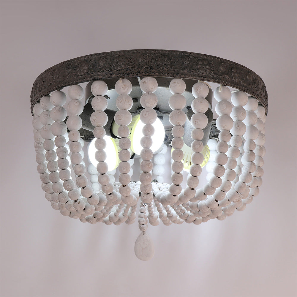 Retro Wooden Ceiling Light