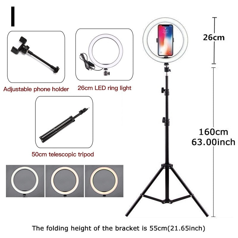 Dimmable LED Ring Light