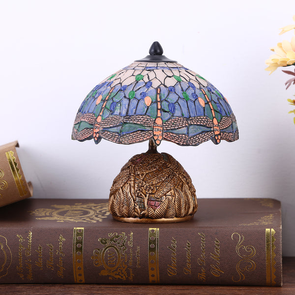 Vintage Colorful Glass Table Lamp