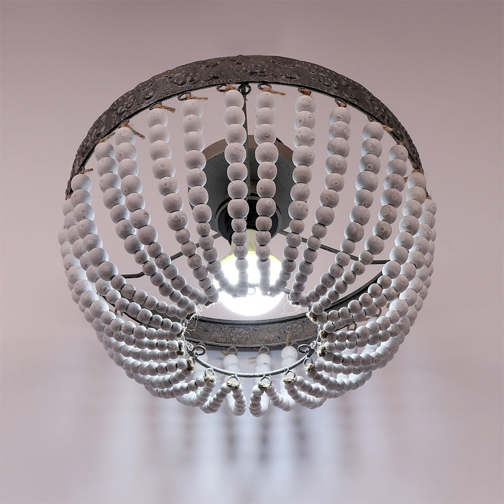 Retro Wooden Ceiling Light