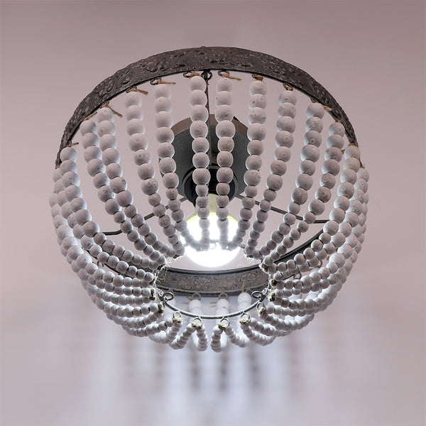 Retro Wooden Ceiling Light