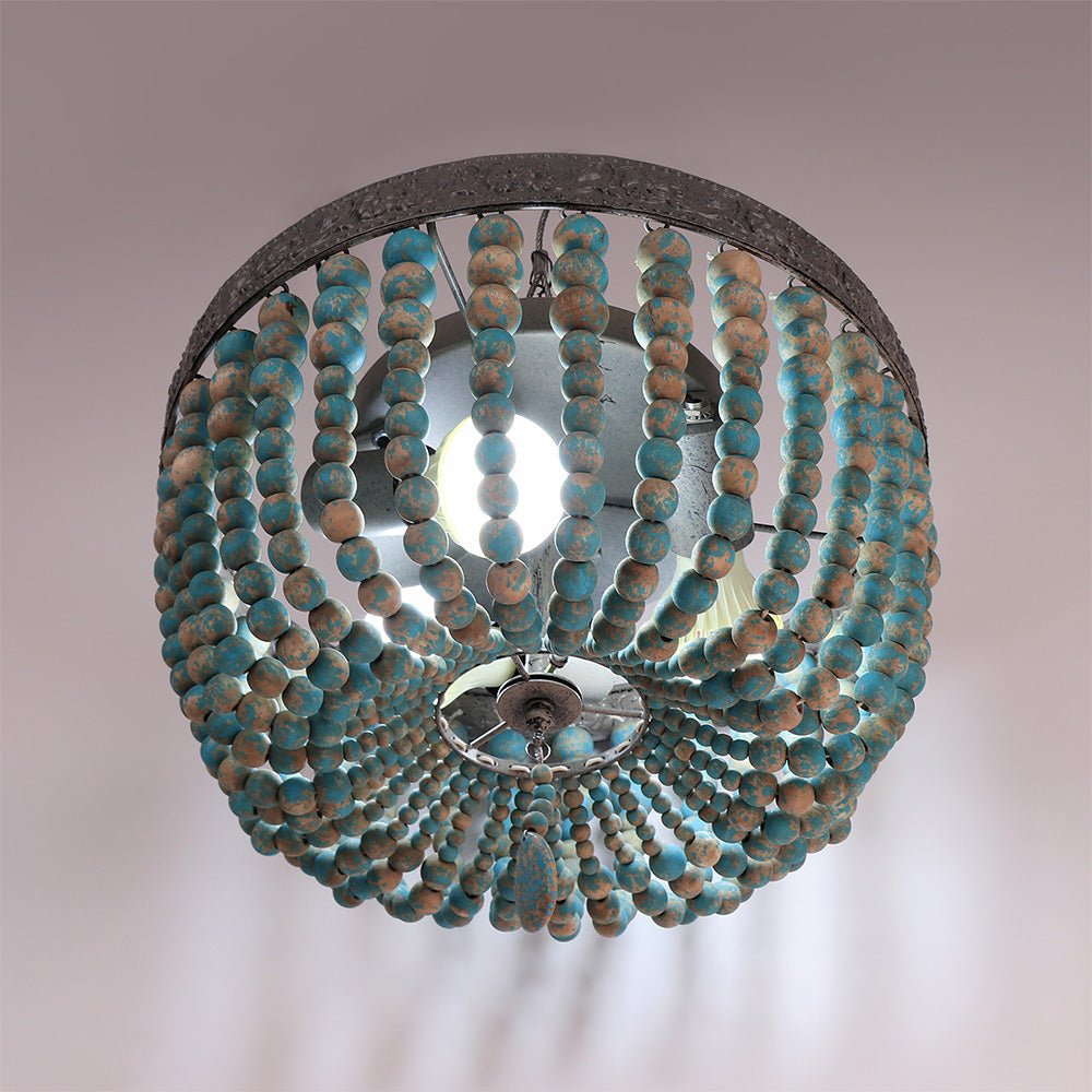 Retro Wooden Ceiling Light