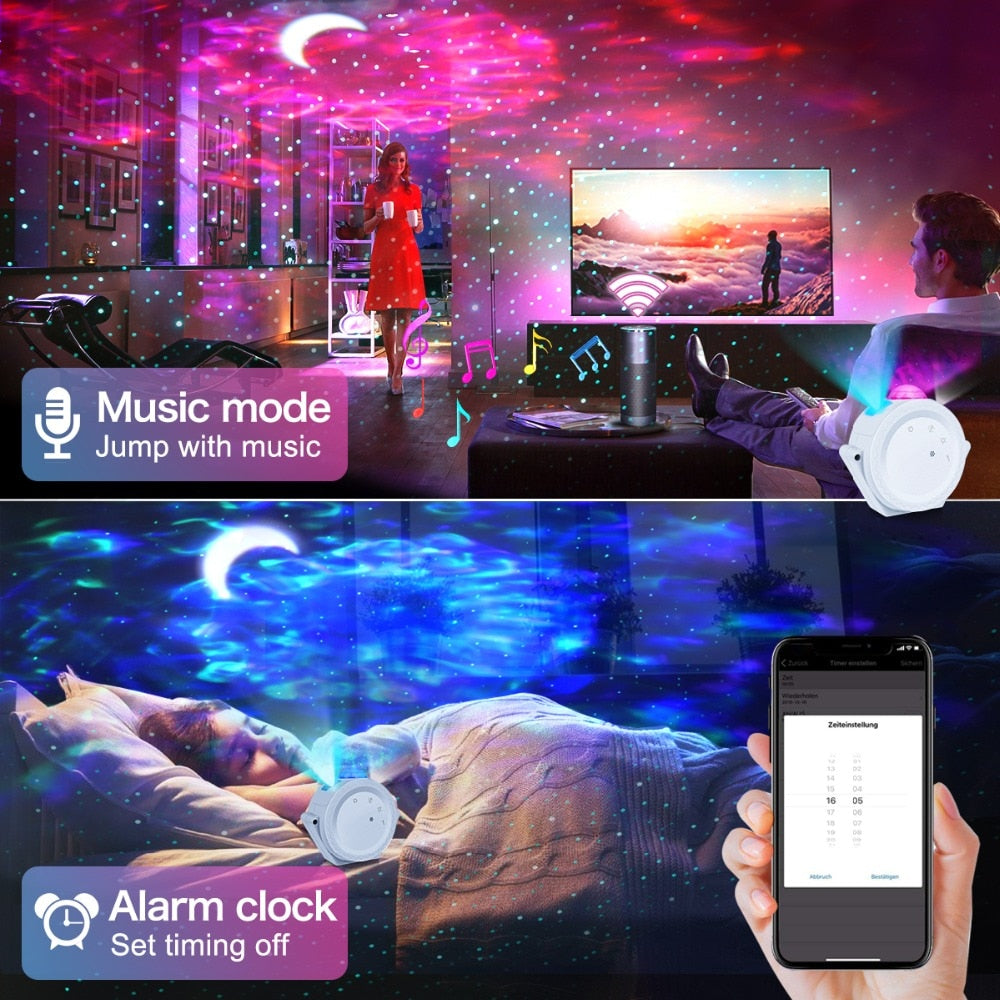 3 in 1 Smart Starry Sky Projector