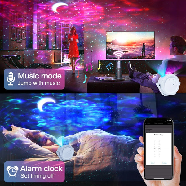 3 in 1 Smart Starry Sky Projector