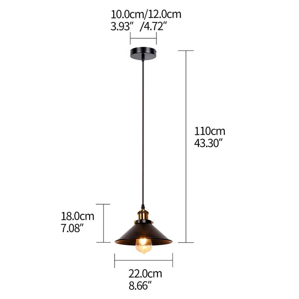 Industrial Retro Pendant Lamp