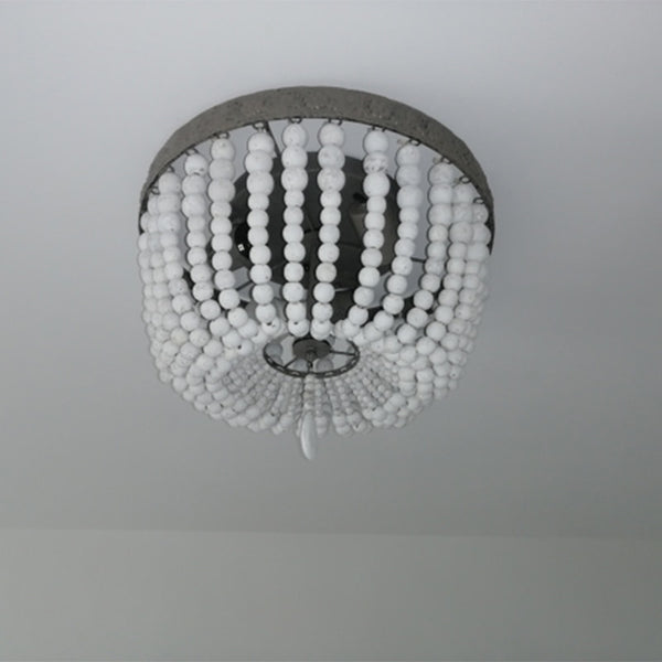 Retro Wooden Ceiling Light