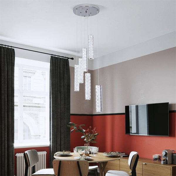 Hanging Crystal Lamp