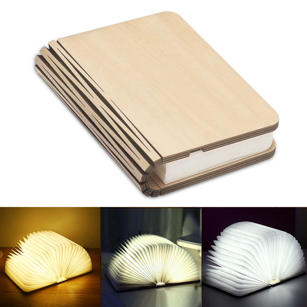 Magnetic Foldable Book Designed Lamp