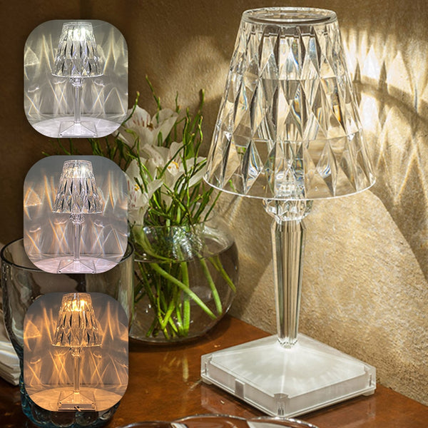 Acrylic Diamond-Like Table Lamp