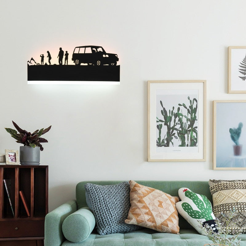 Modern Forest Setting Lamp