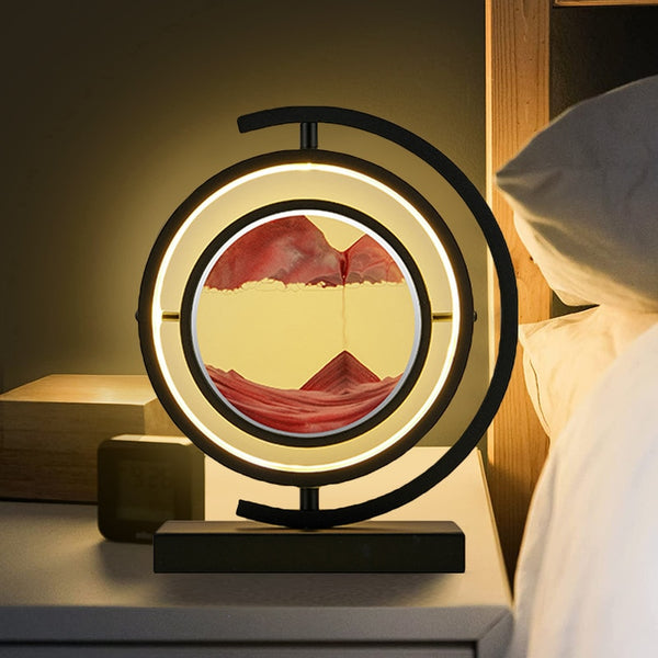 LED Quicksand Table Lamp