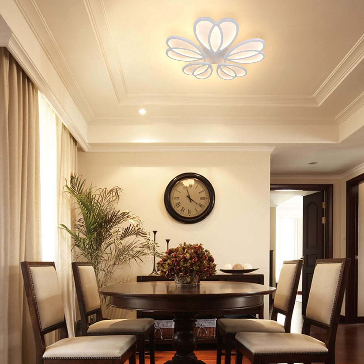 Flower Heart Shaped Chandelier