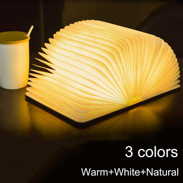 Magnetic Foldable Book Designed Lamp