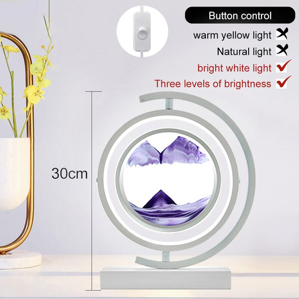 LED Quicksand Table Lamp