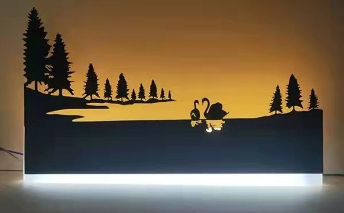 Modern Forest Setting Lamp