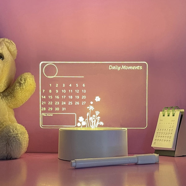 Acrylic Memo Board With Light