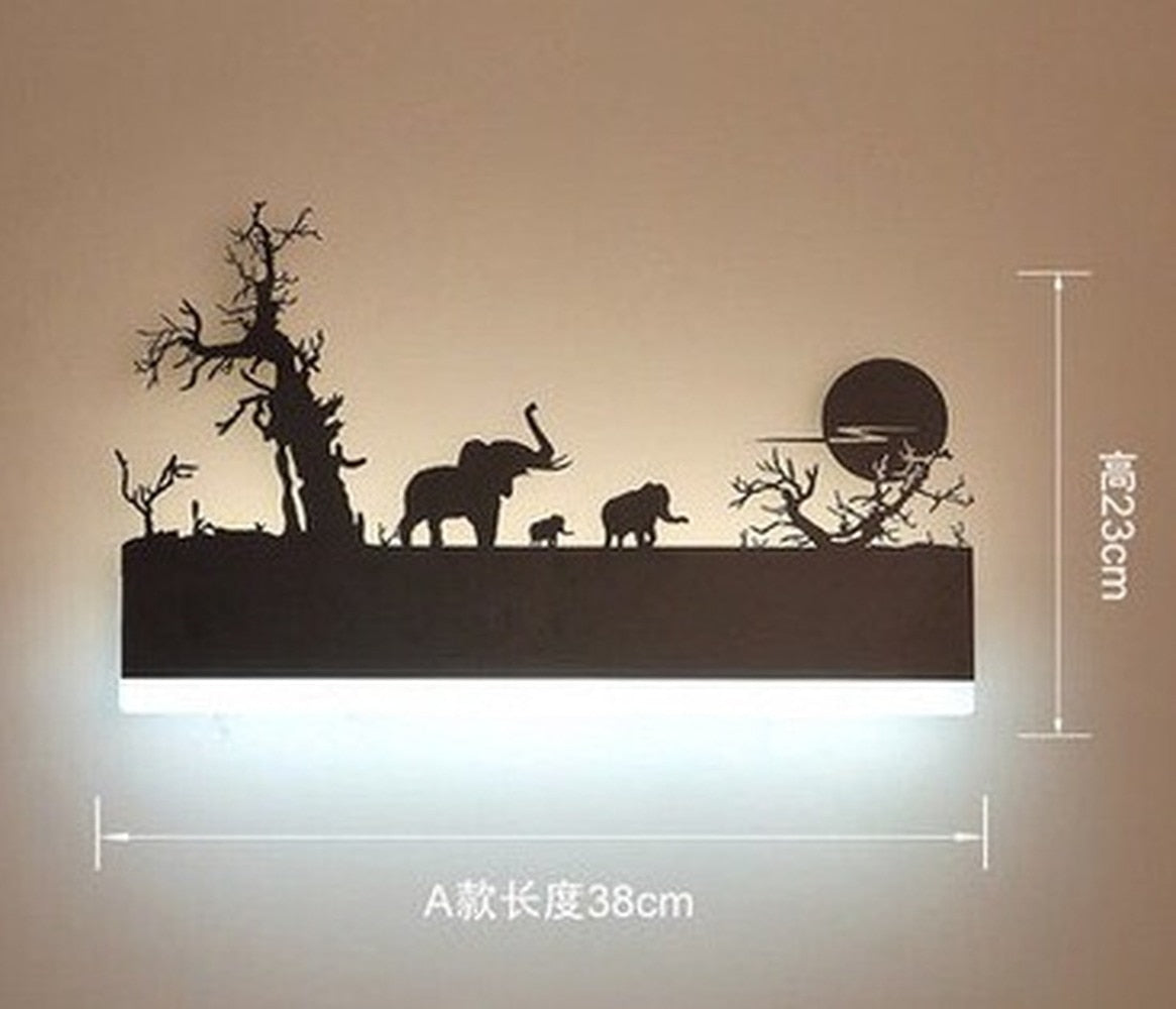 Modern Forest Setting Lamp