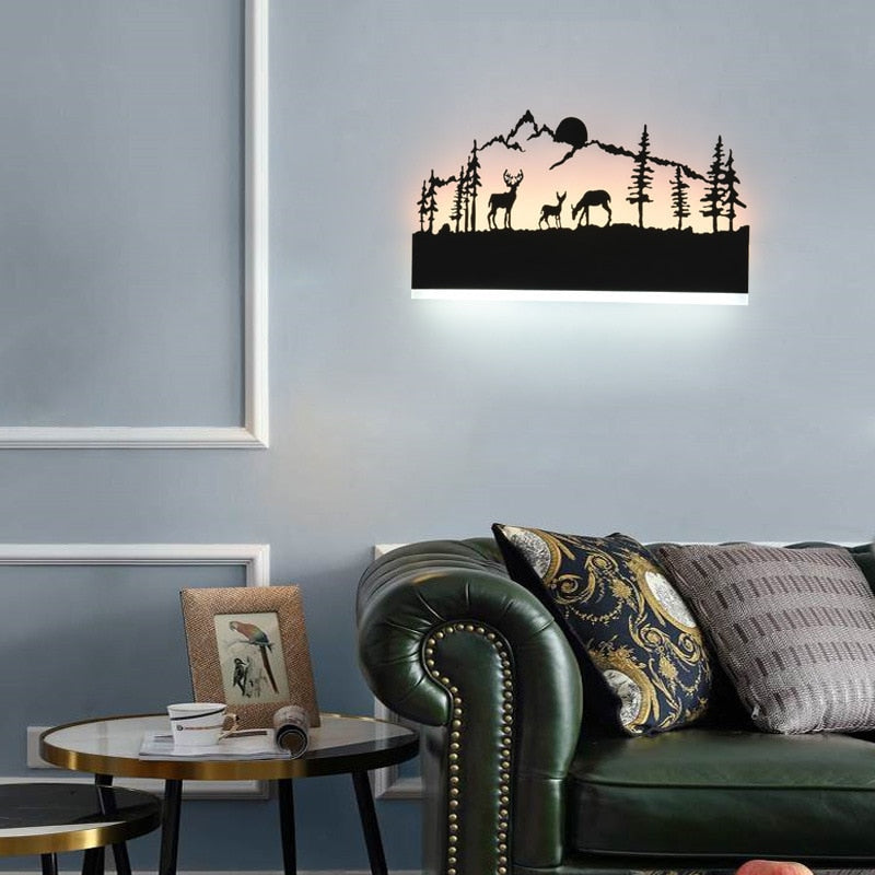 Modern Forest Setting Lamp