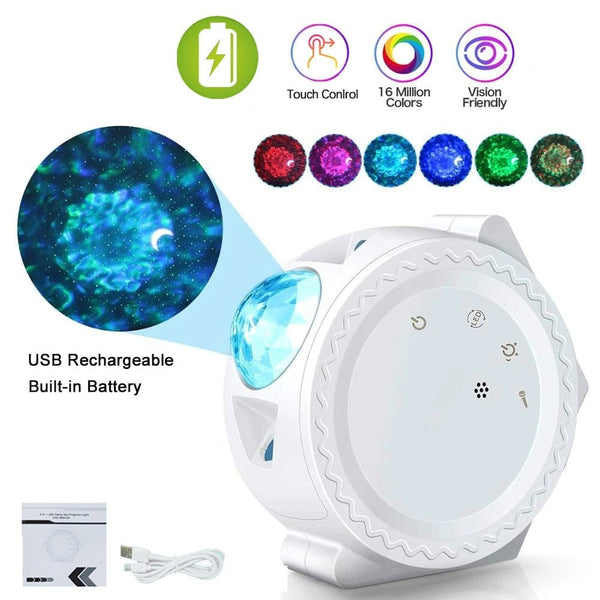 3 in 1 Smart Starry Sky Projector